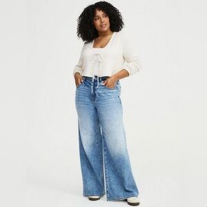 Torrid High-Rise Wide Leg Vintage Stretch Jeans – Size 16S (Fits Like 18S) 💙✨